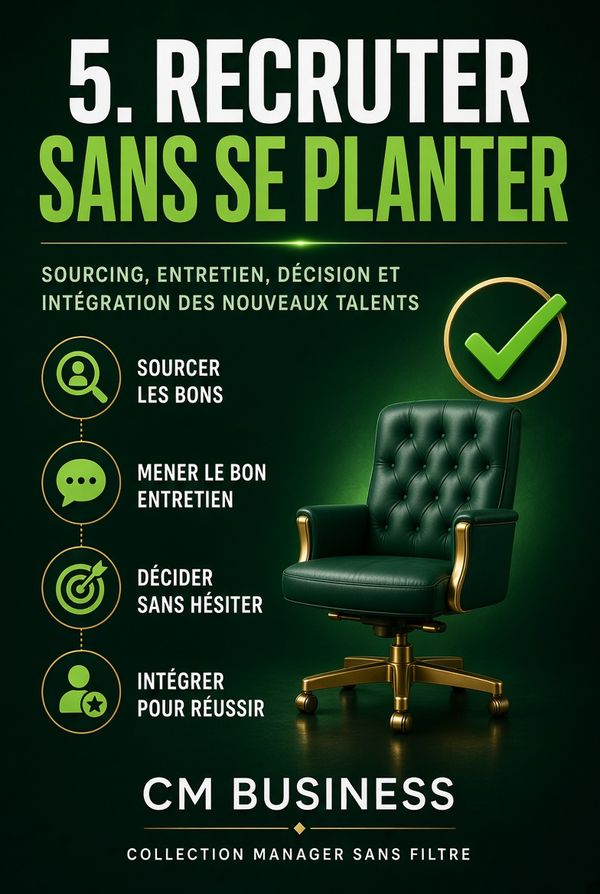 Couverture du tome 5 : Recruter sans se planter