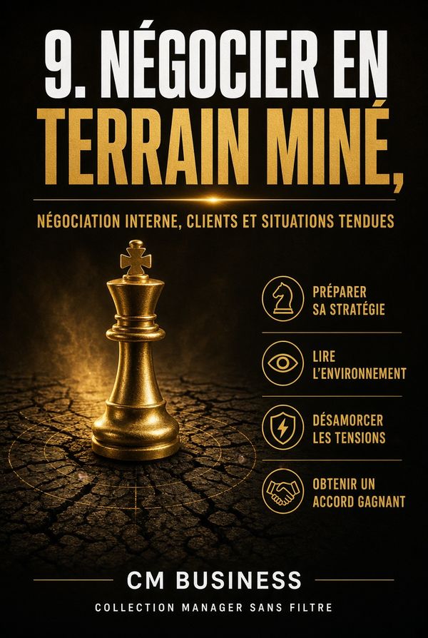 Couverture du tome 9 : Négocier en terrain miné