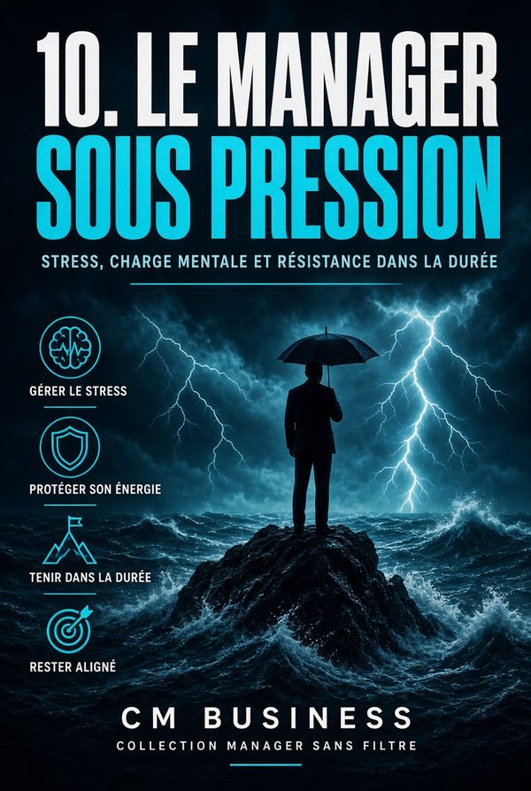 Couverture du tome 10 : Le manager sous pression